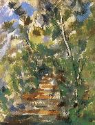 Paul Cezanne of the road leading to the Black Castle Germany oil painting artist
